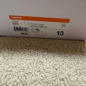 Sonoma Tan Sneakers size 13 pre worn